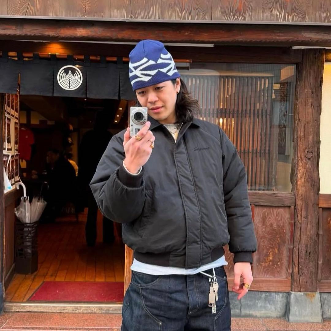 oMA STUDIOUS ビーニー　NY SKULL CAP ネイビー