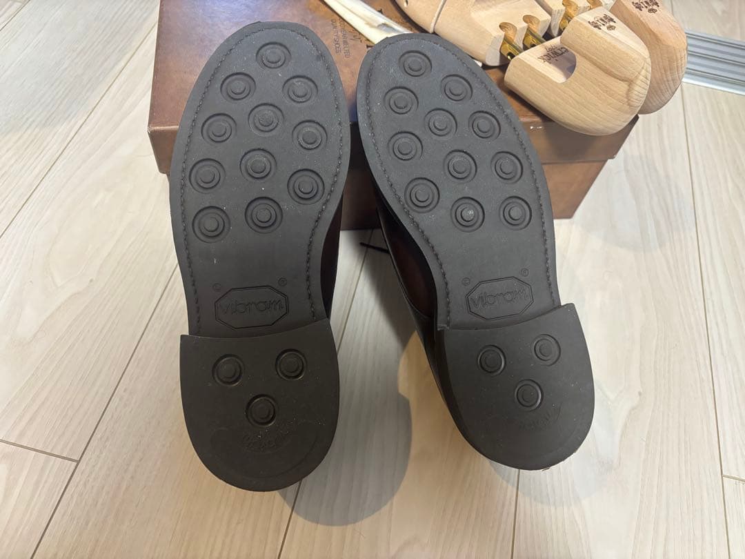 Berwick 4477 Uチップ ダークブラウン シューツリー・靴べら付き