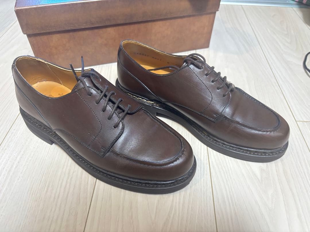 Berwick 4477 Uチップ ダークブラウン シューツリー・靴べら付き