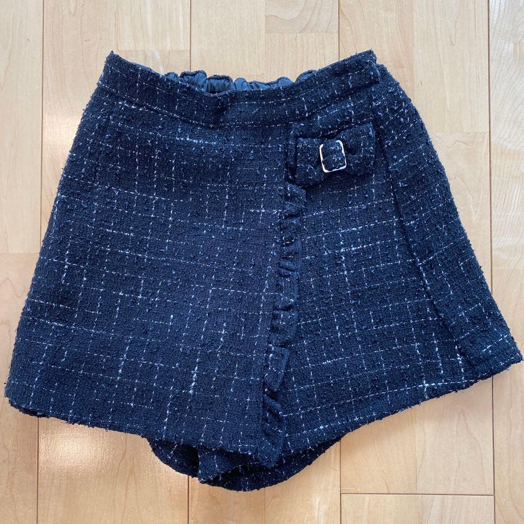 メゾピアノ　ツィード　ビスチェ　セットアップ　140cm