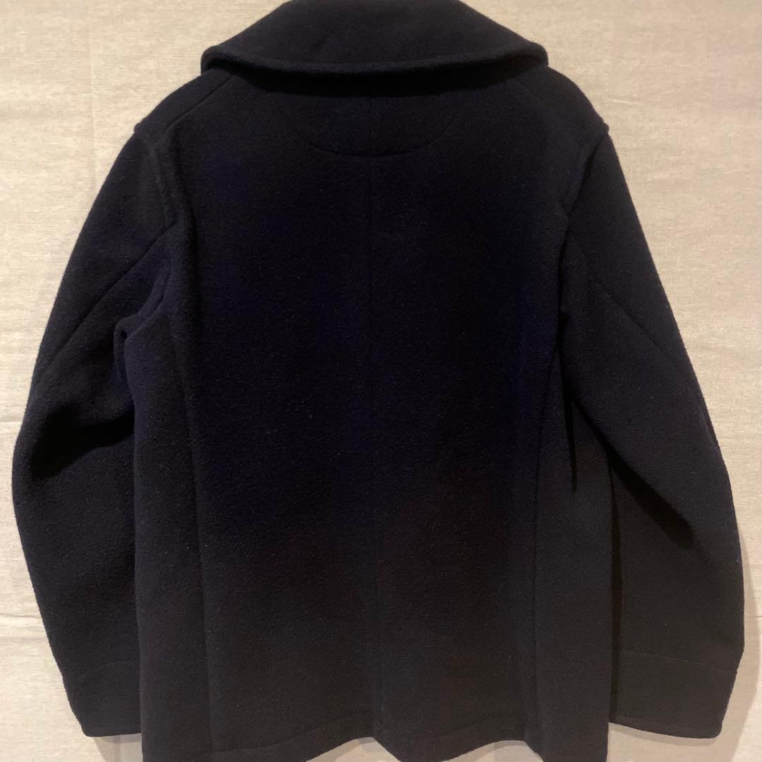 DANTON ウールモッサコート　ネイビー 42