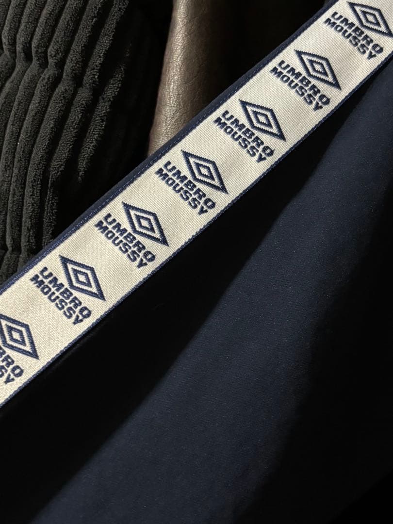 MOUSSY×UMBRO コラボトラックジャケット ネイビー Fサイズ