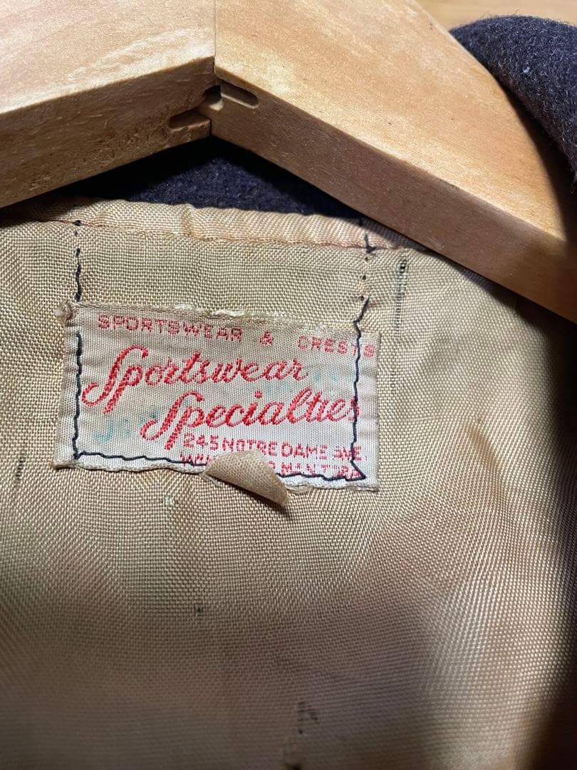 アワードジャケット　スタジャン　古着 ワッペン　ヴィンテージ　Mサイズ