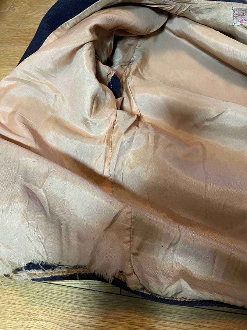 アワードジャケット　スタジャン　古着 ワッペン　ヴィンテージ　Mサイズ