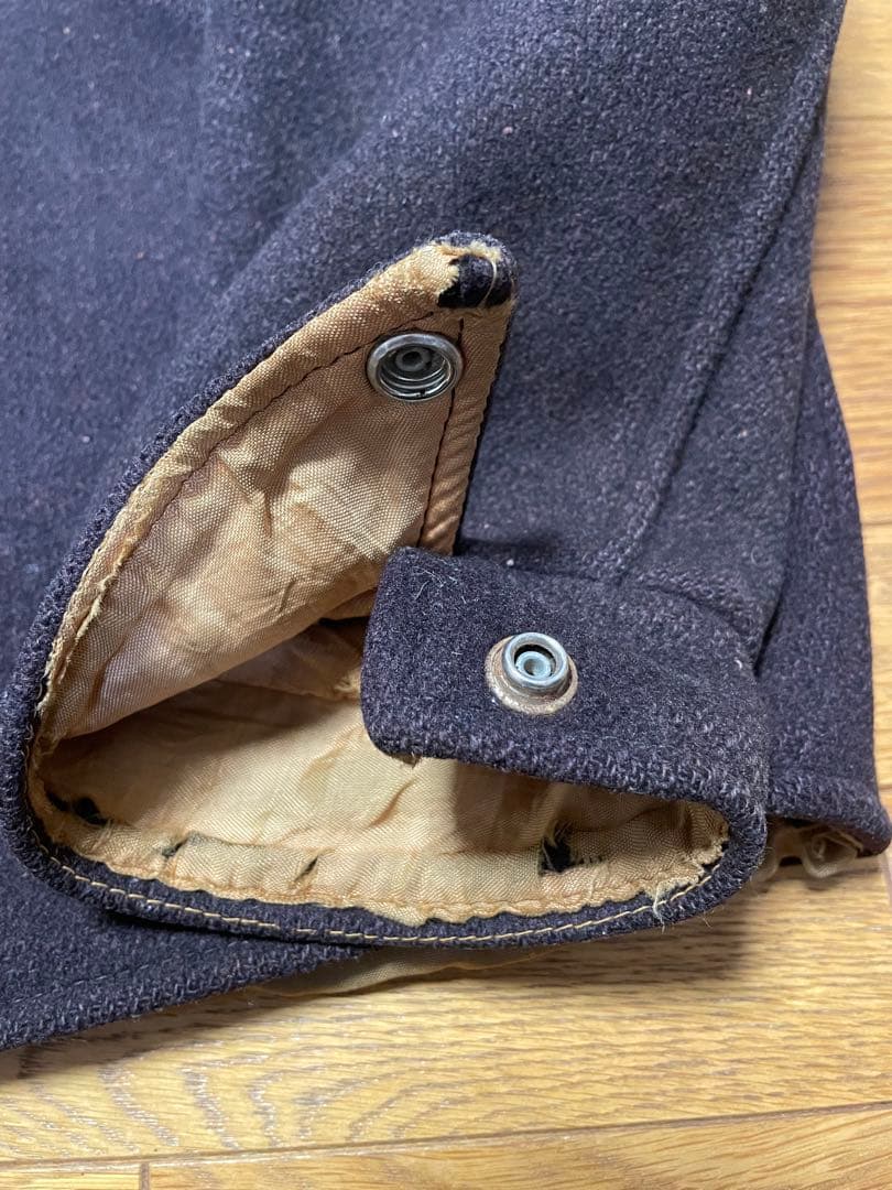 アワードジャケット　スタジャン　古着 ワッペン　ヴィンテージ　Mサイズ