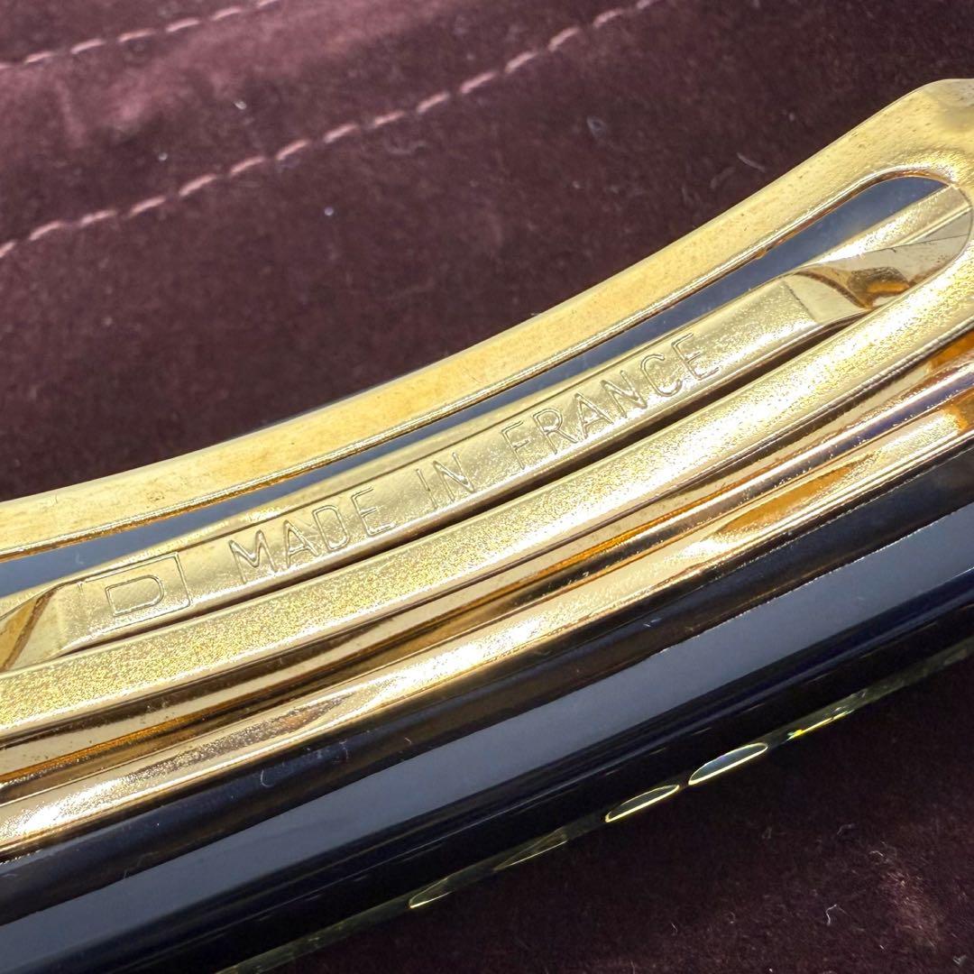 正規 美品 ルイヴィトン モノグラム バレッタ ヘアアクセサリー フランス製