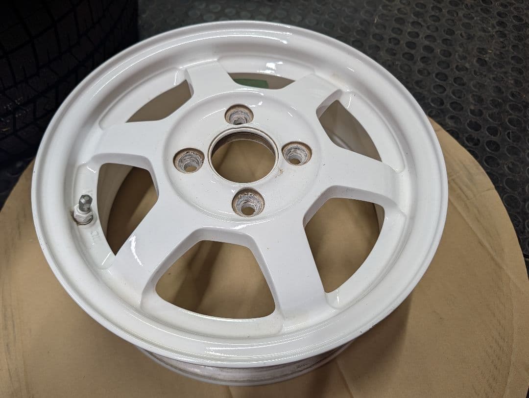 レイズ TE37　13インチ　5J+45　PCD 100 希少サイズ