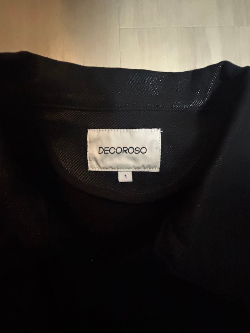 ジャケット・アウター DECOROSO coating denim jacket