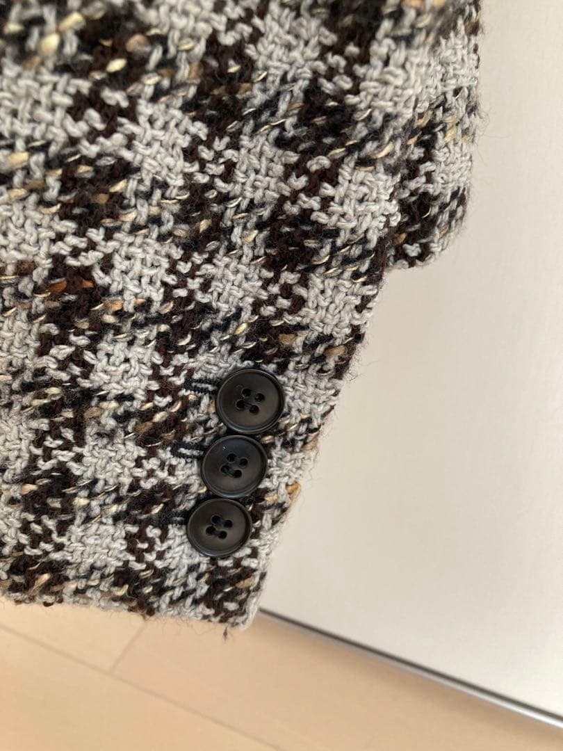 ☆エンポリオアルマーニ☆ ツィード　チェック柄 テーラードジャケット