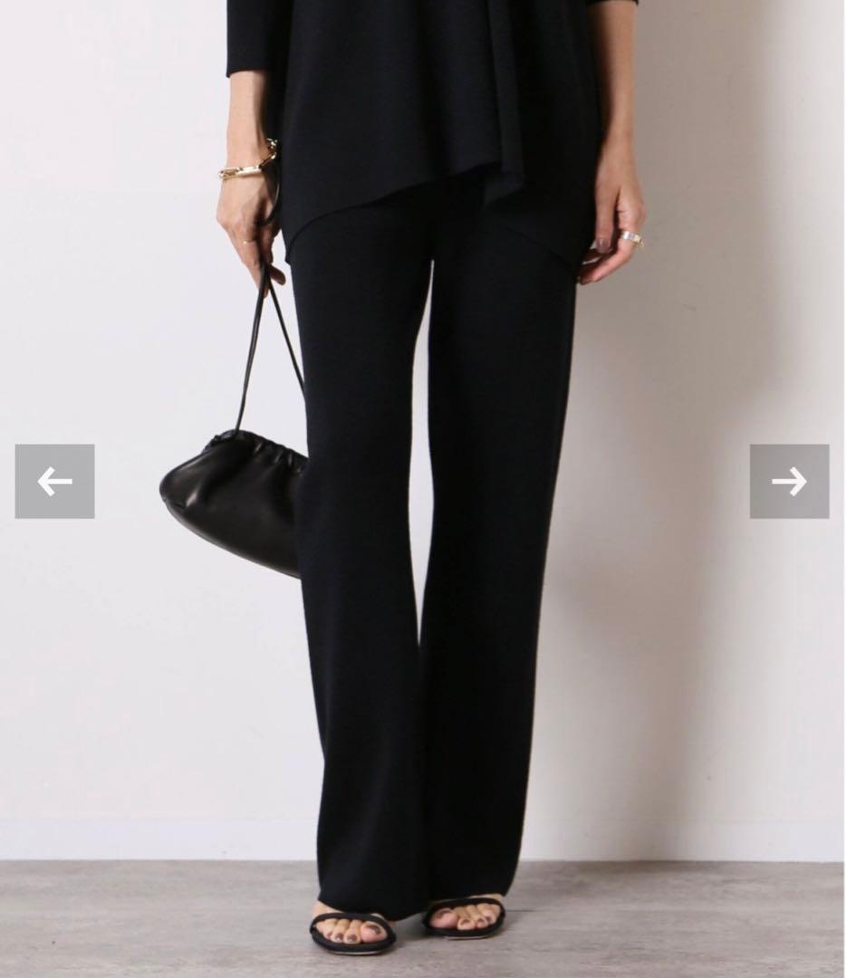 MUSE de Deuxieme Classe * スムースニットパンツ