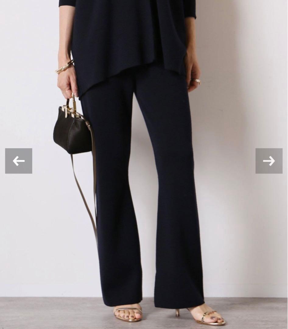 MUSE de Deuxieme Classe * スムースニットパンツ