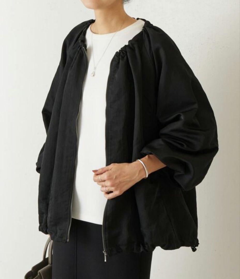 wako様【✨新品✨】BEARDSLEY ビアズリー ◎ギャザーブルゾン　黒