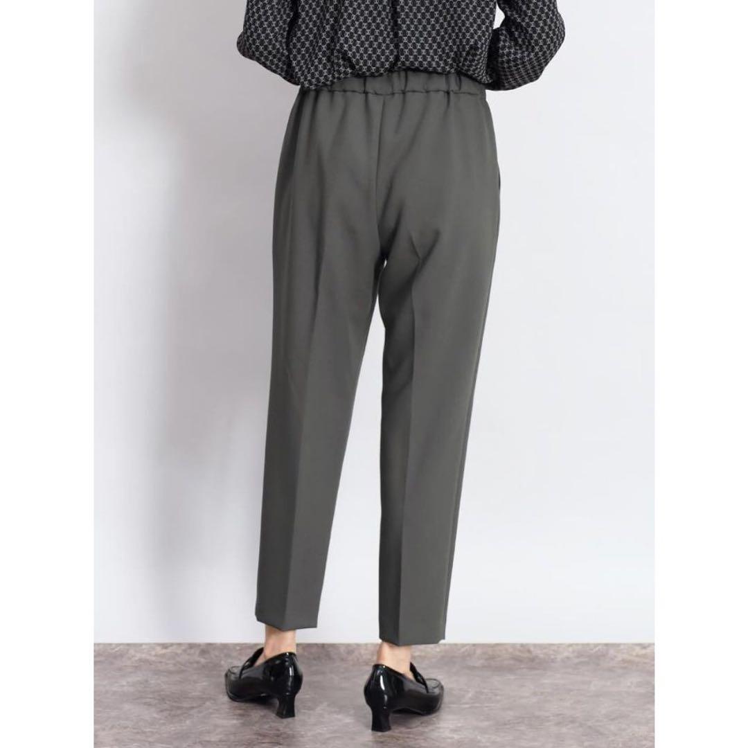 ヤマダヤFENNELフェンネル　クロップドテーパードパンツ （チャコールグレー）