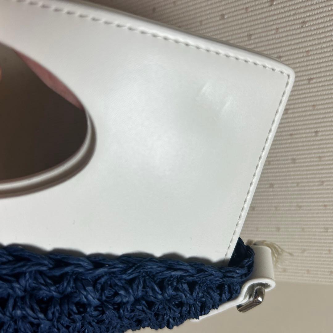 【6/3まで！限定半額】MARNI かごバック ショルダー タグ付き ブルー