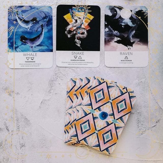 【正規品オラクルカード】希少レア✨柔らかい色彩✨動物たちのエネルギーのオラクル