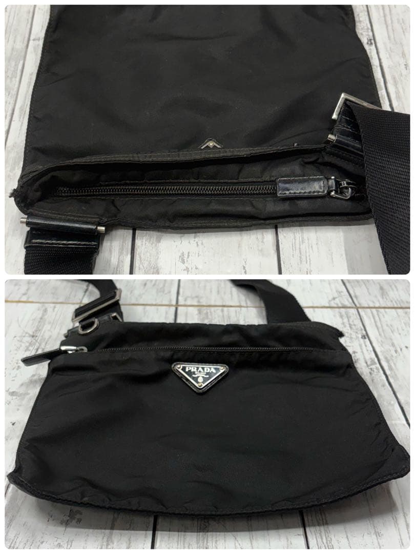 PRADA プラダ　サコッシュ　ショルダーバッグ　ナイロン　ブラック