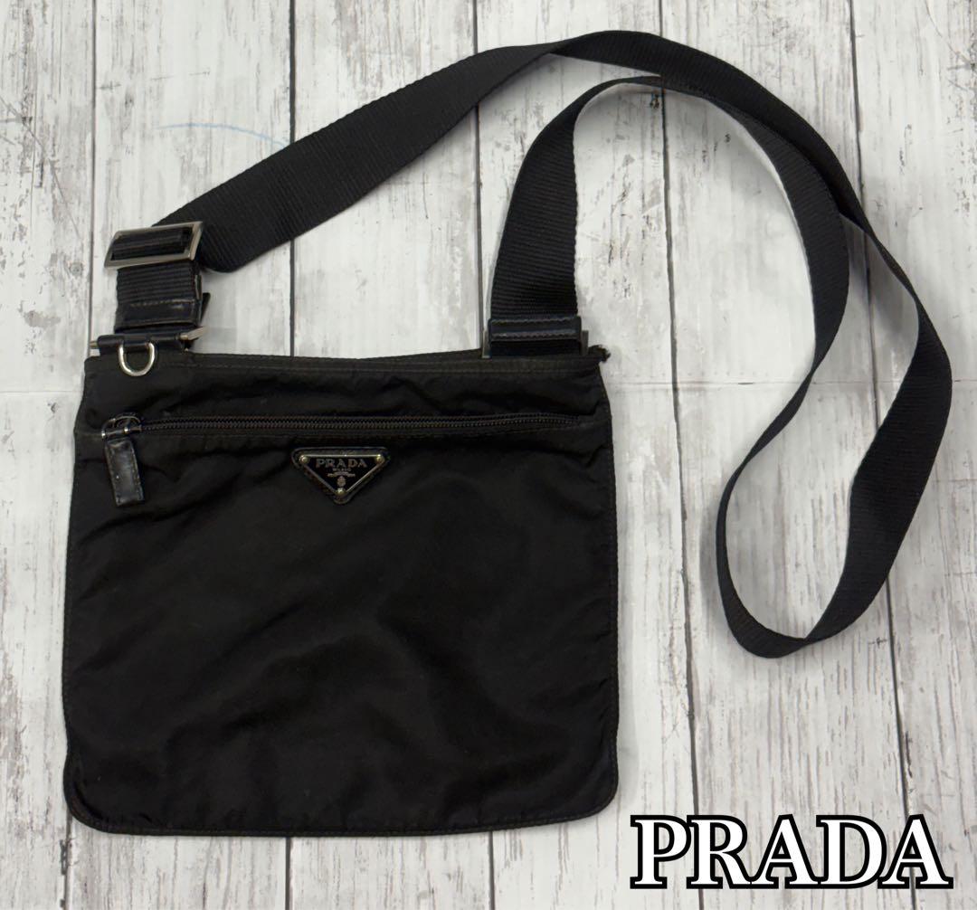 PRADA プラダ　サコッシュ　ショルダーバッグ　ナイロン　ブラック