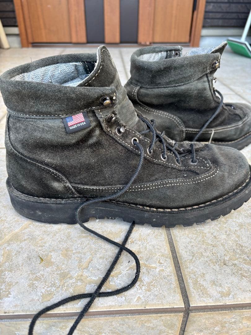 【希少USA製】Danner ダナーライト45202X ブラックスエード 8EE