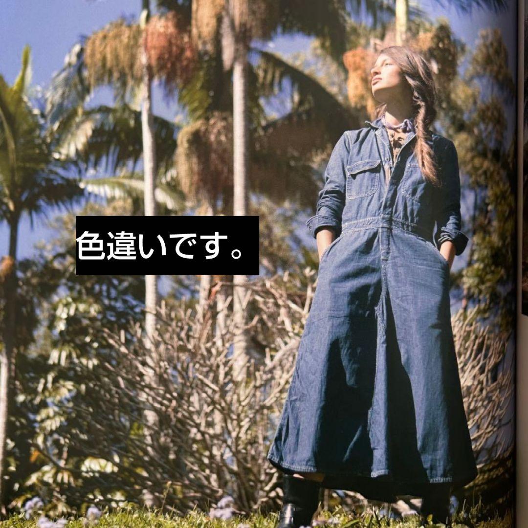 KAPITAL　コットン　オールインワンスカート　サイズ1　ロゴ入りメタルボタン