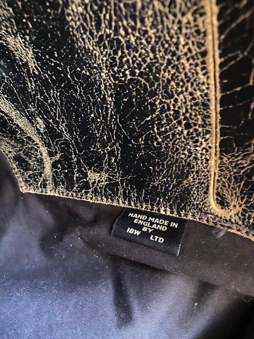 Jas-M.B. ボストンバッグ　レザー　ショルダーベルト