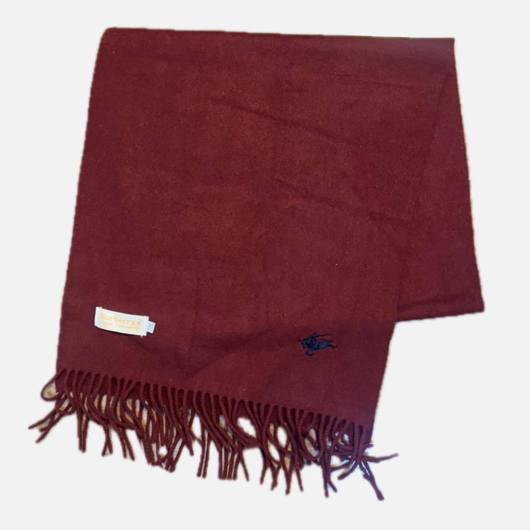 Burberry cashmere scarf 100%カシミヤ