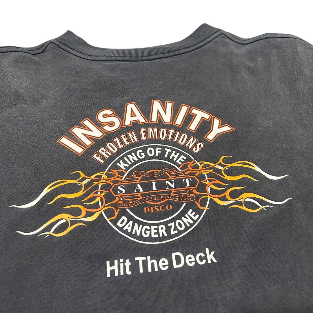 SAINT Mxxxxxx TEFLON DISCO ロンT ヴィンテージ加工