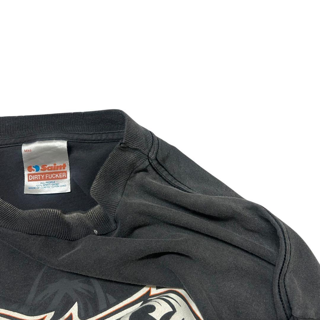 SAINT Mxxxxxx TEFLON DISCO ロンT ヴィンテージ加工