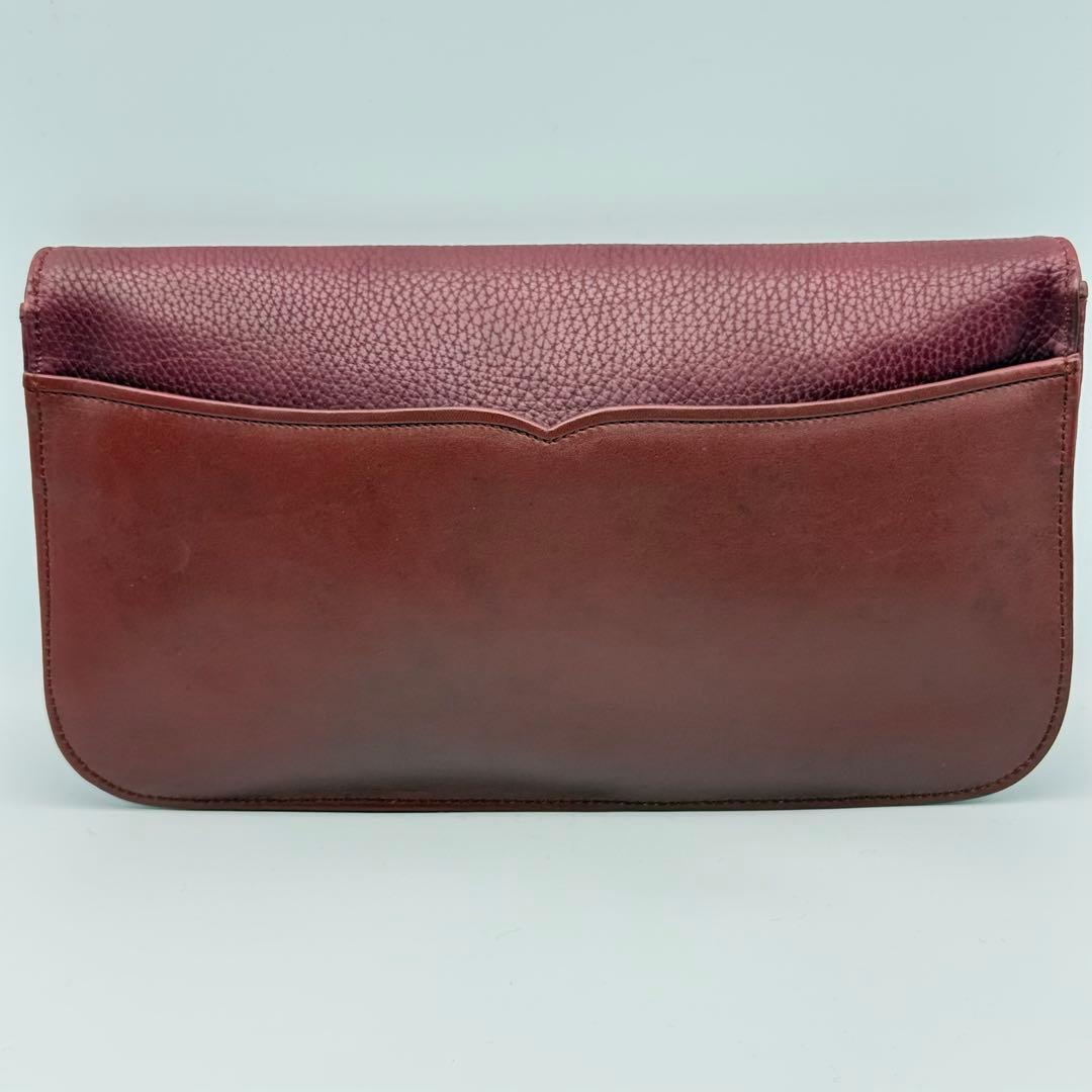 ✨美品✨カルティエ マストライン ボルドー クラッチバッグ 保存袋付 Gカード付