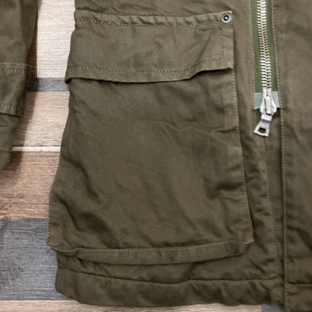 【Bluework】モーターサイクルコート　ダブルジップ　ミリタリー　ワーク