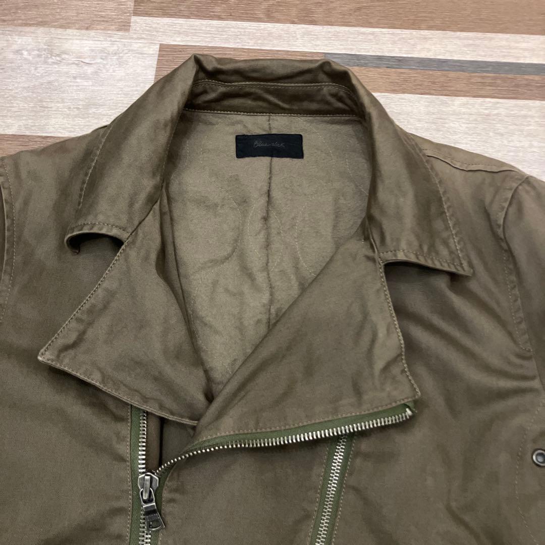 【Bluework】モーターサイクルコート　ダブルジップ　ミリタリー　ワーク