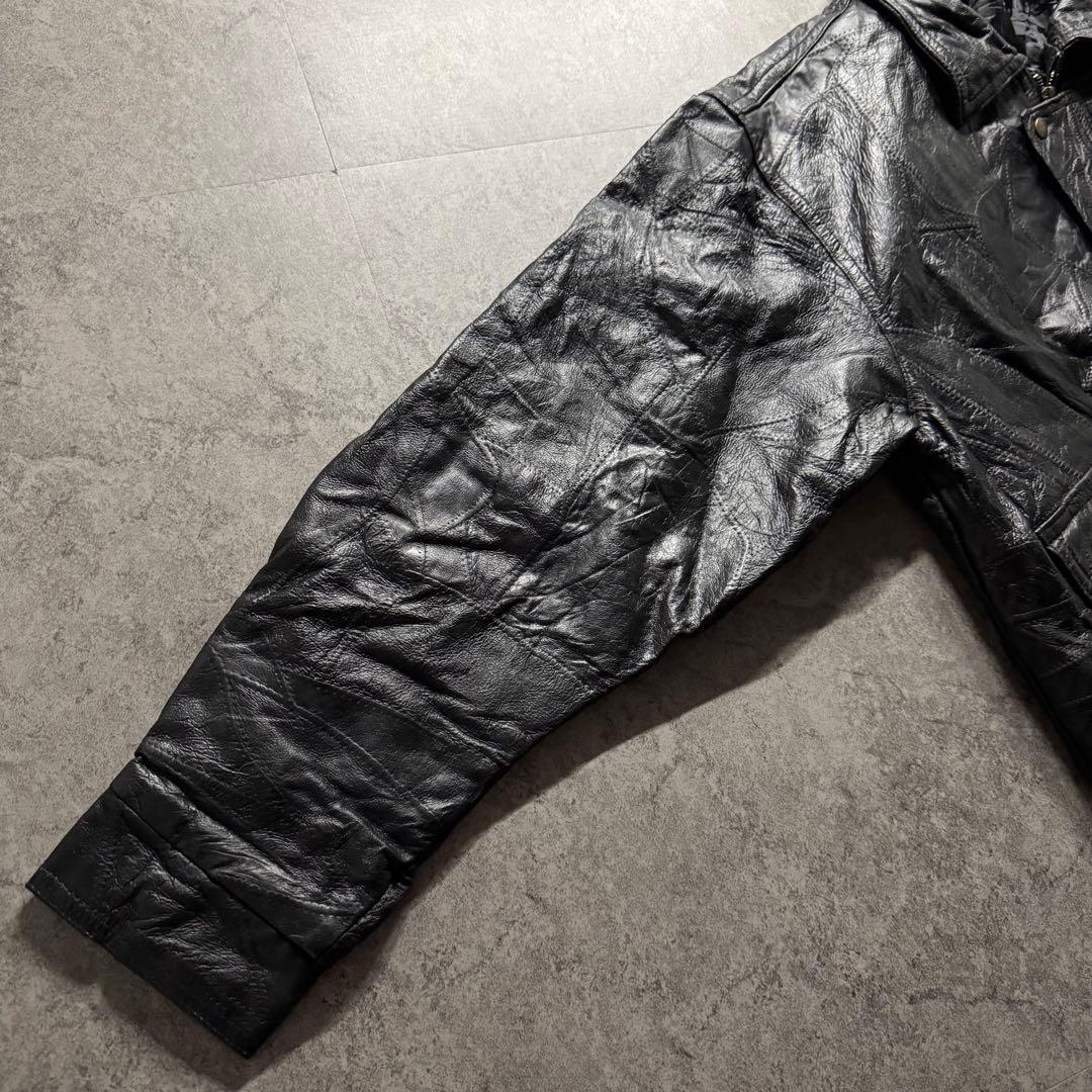 【90s vintage】フライトジャケット　L A-2 イーグルステッチ　短丈