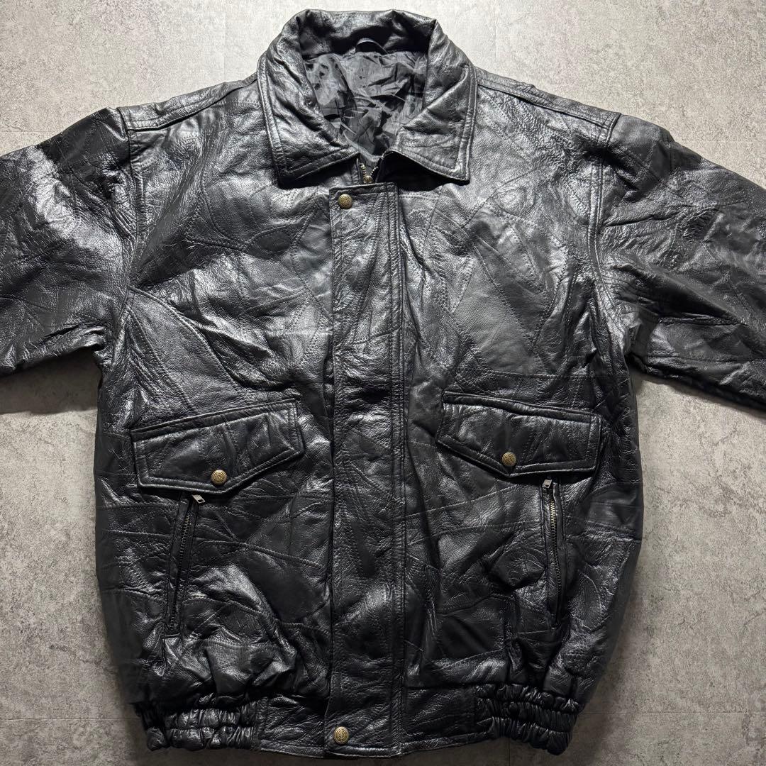 【90s vintage】フライトジャケット　L A-2 イーグルステッチ　短丈