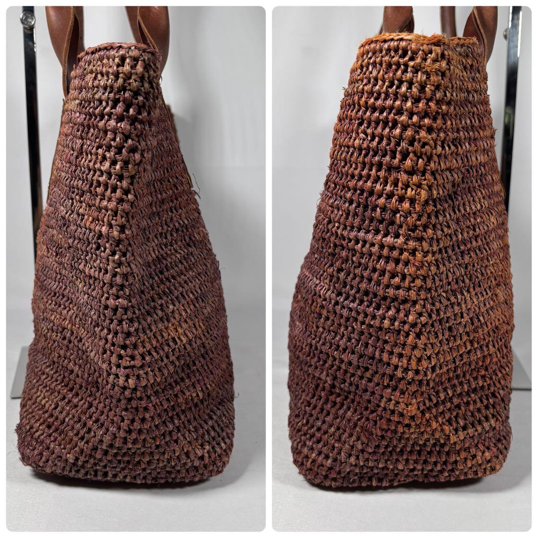 ヘレンカミンスキー トートバッグ ショルダーバッグ かごバッグ ラフィア