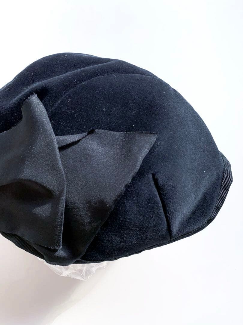 専用あかりちゃん様【美品】Sugri スグリ 別珍フードシルクリボンブラック