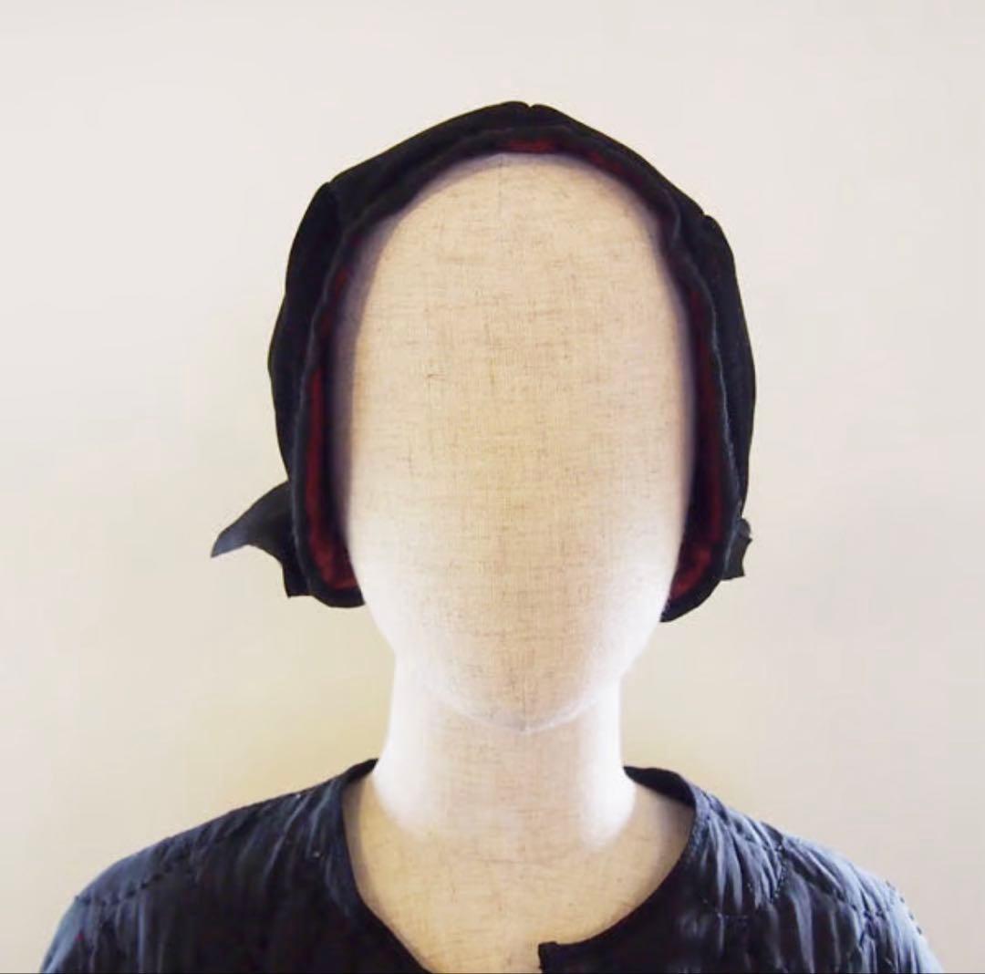 専用あかりちゃん様【美品】Sugri スグリ 別珍フードシルクリボンブラック