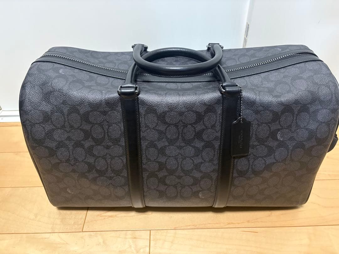 COACH ボストンバッグ ダークグレー