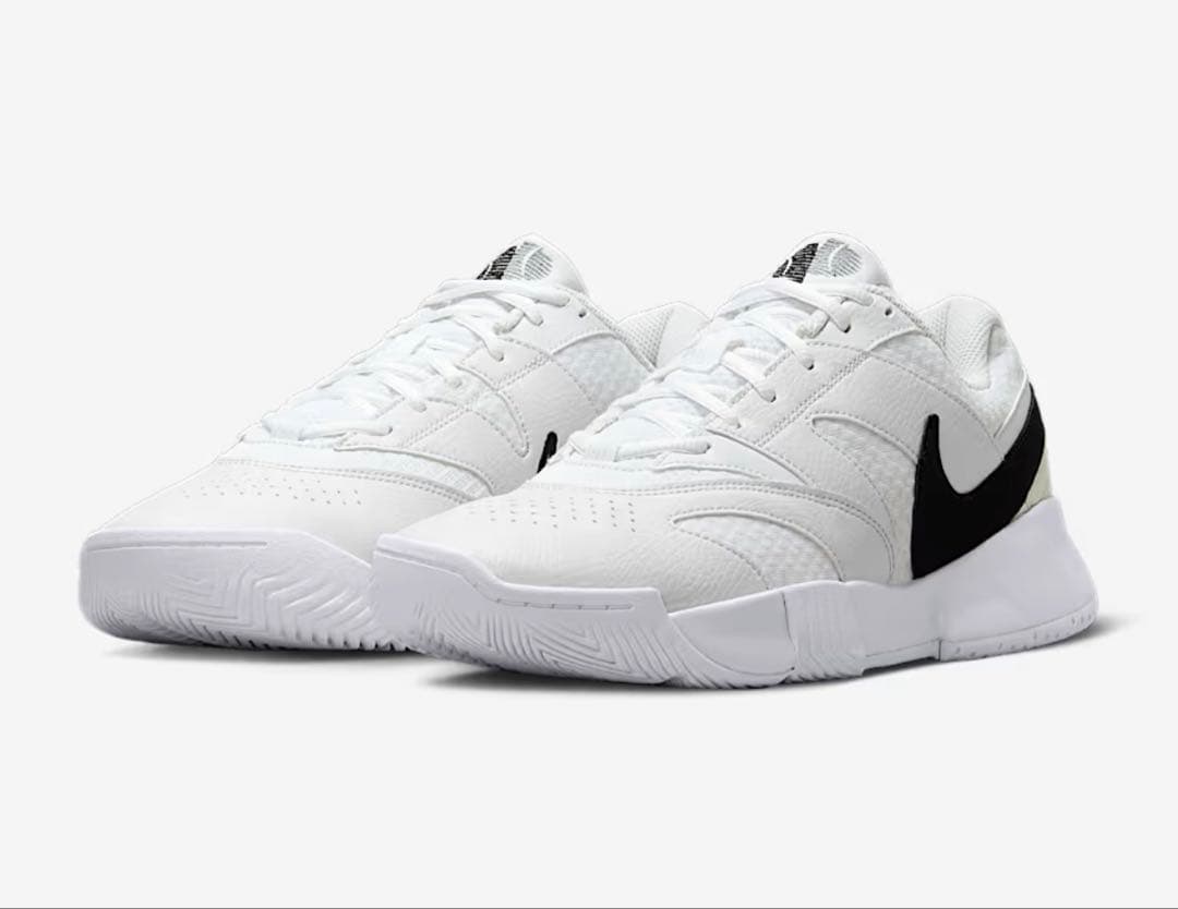 Nike テニスシューズ ホワイト/ブラック