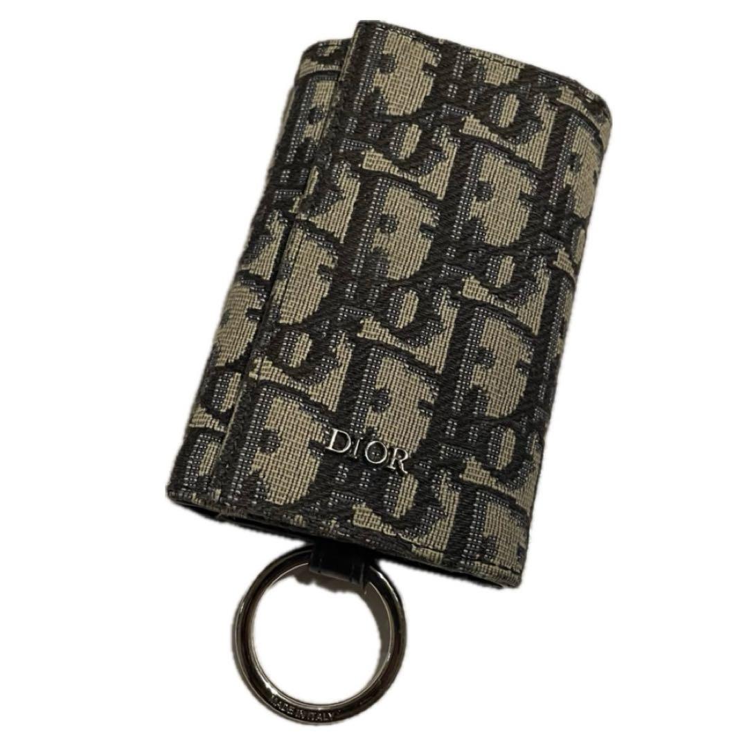 Dior モノグラム キーケース オブリーク ジャカード