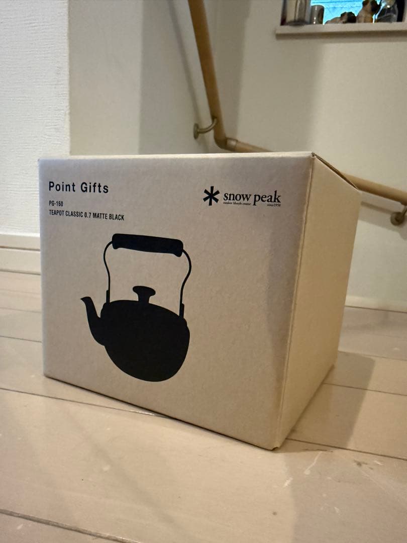 スノーピーク　ポイントギフト　急須クラシック0.7 マットブラック　新品
