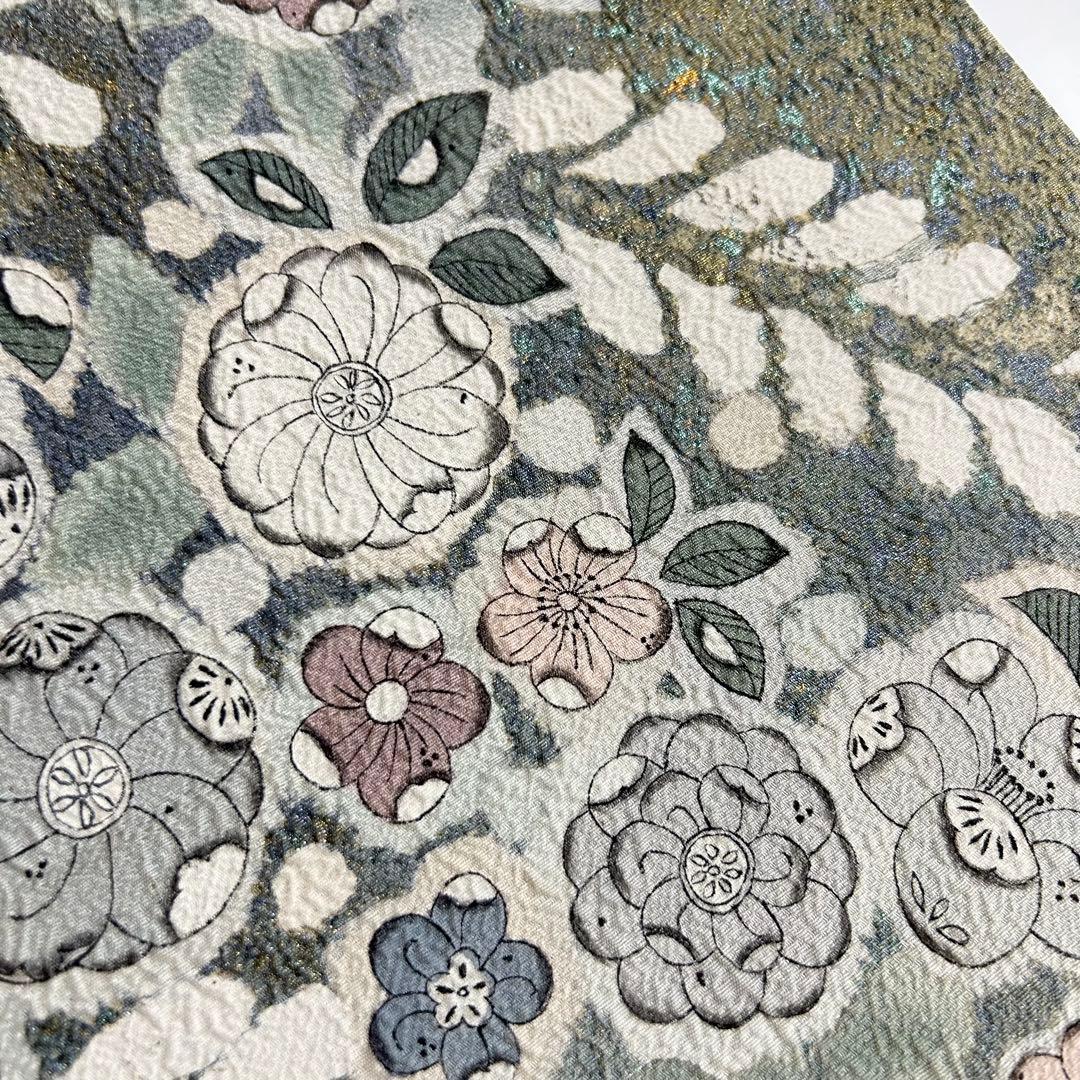 長尺サイズ！！　作家物　辻ヶ花　袋帯　着物スキ倶楽部　７４３