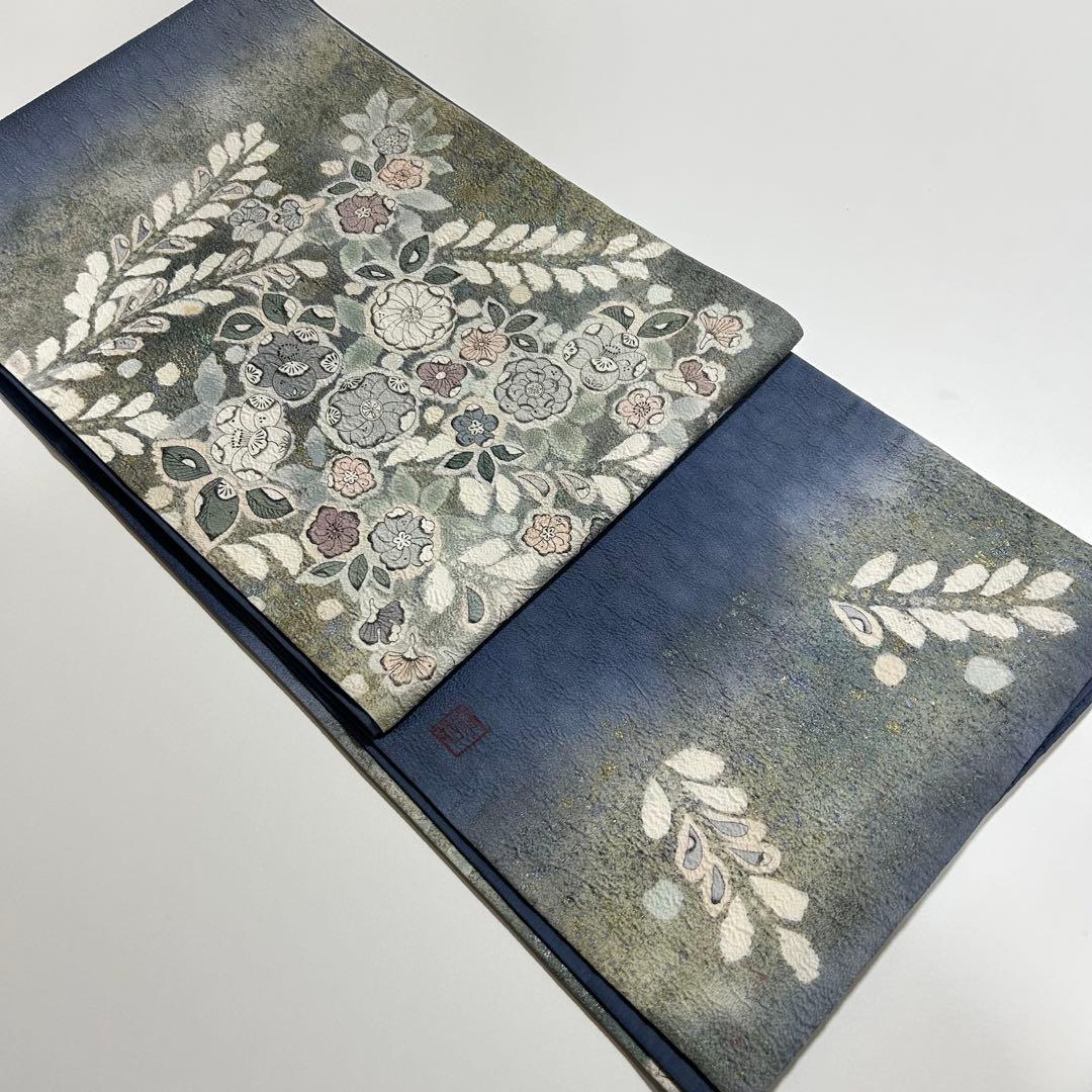 長尺サイズ！！　作家物　辻ヶ花　袋帯　着物スキ倶楽部　７４３