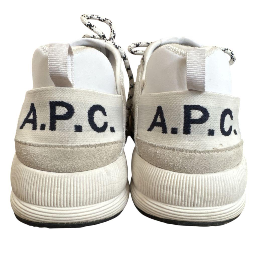 A.P.C. アーペーセー Run Around 23.5〜4㌢ スニーカー 白