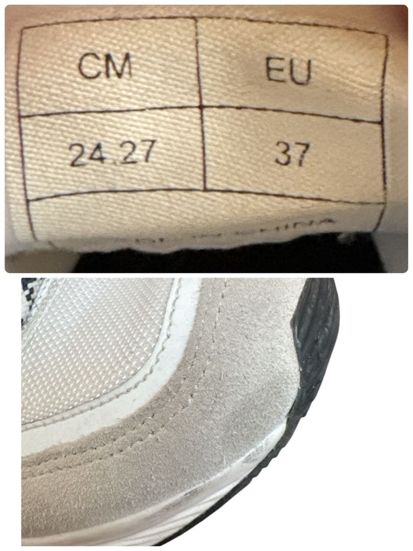 A.P.C. アーペーセー Run Around 23.5〜4㌢ スニーカー 白