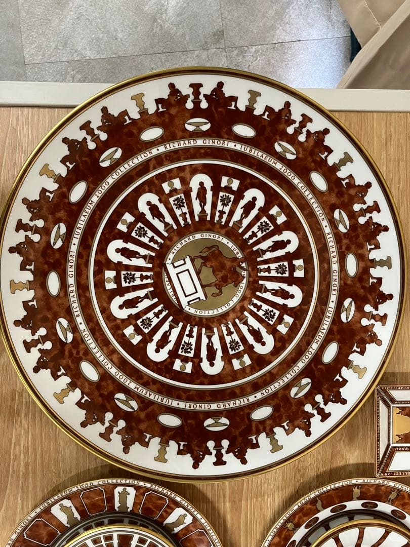 リチャードジノリ 2000 ミレニアム コレクション プレート C&S 2客 鉢