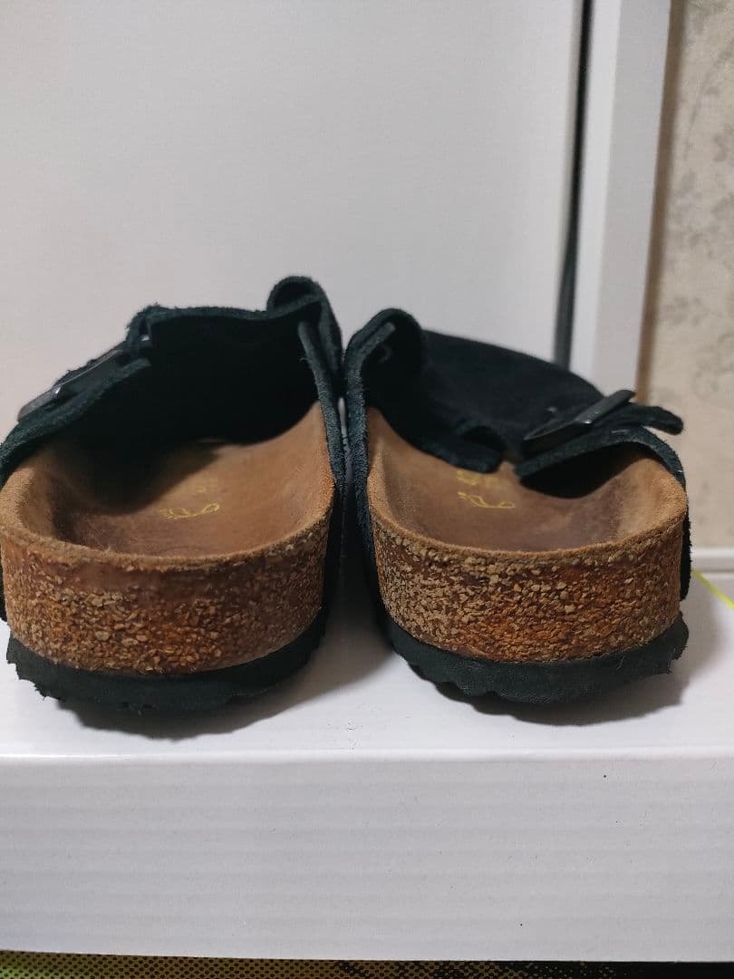 ビルケンシュトック　ボストン　42 スエード　ブラック