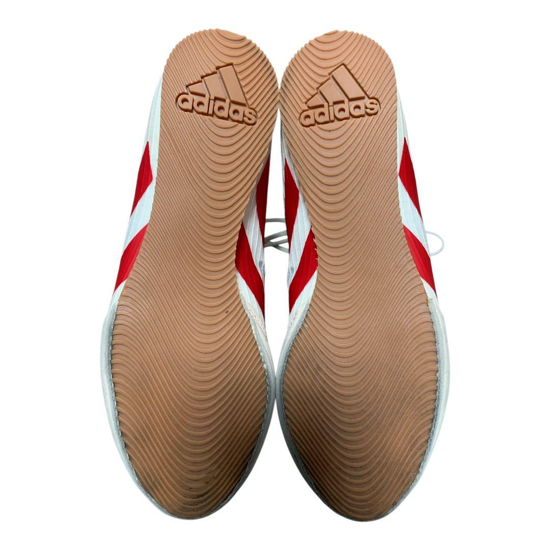 美品！アディダス ボクシングシューズ adidas Box Hog 4 ホワイト