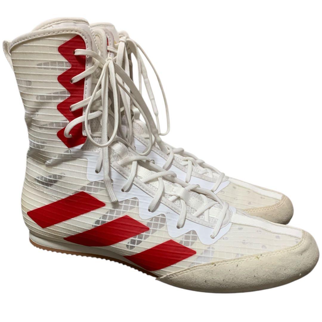 美品！アディダス ボクシングシューズ adidas Box Hog 4 ホワイト