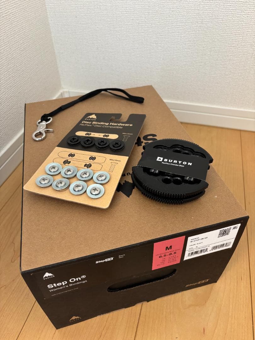 BurtonStepOn Women's Mサイズビンディングブラック25-26