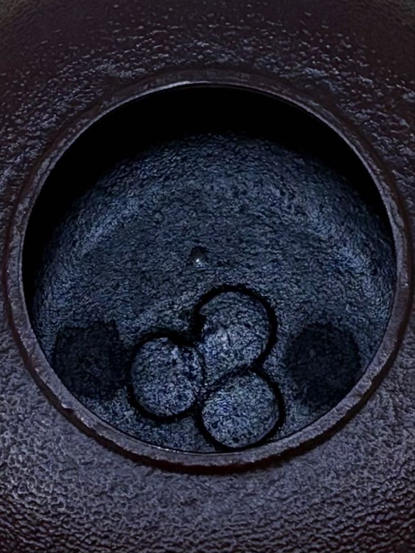 釜師　高橋敬典作　丸釜　美品　共箱　茶道具　送料込