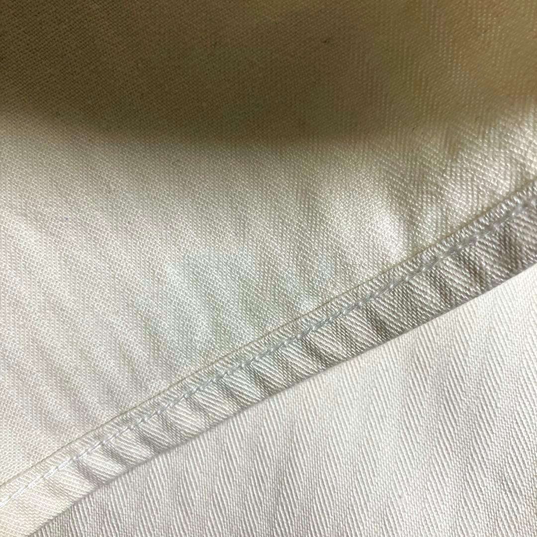 リアルマッコイズ　ホワイトHBTダブルニーワークパンツ　W30 ペインターパンツ